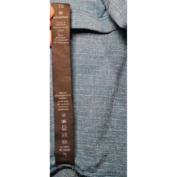 Lululemon Metal Vent Tech Hoodie Womens XL Blue Sweater - Picture 5 of 9